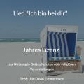 Lizenz (Voraussetzung für Nutzung in Gottesdiensten o. Veranstaltungen) / () Jahreslizenz